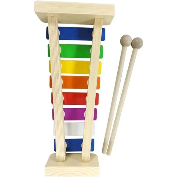 Xilofone Infantil Shiny Toys 8 Tons Colorido - Imagem 2