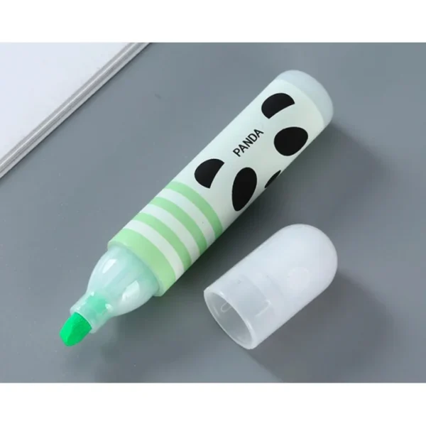 Kawaii, Mini Marca Texto neon, Bichinhos, Pack com 6 cores - Imagem 2