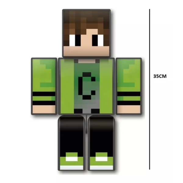 Boneco Cadres 35 cm Grande Youtuber Gamer Skin Streamer Algazarra 3.03.1325 - Imagem 3