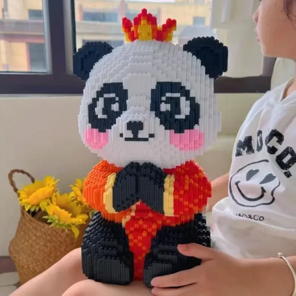 Panda gigante blocos de construção