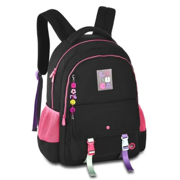 Mochila de Costas Juvenil em Nylon OFICIAL LULUCA - Imagem 3