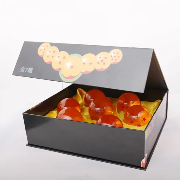 Dragon Ball 7 Pçs/set 1:1 Cristal 3.5cm Figura de Ação Brinquedos Invocar Shenron Desejando Coleção Anime Modelo Presente - Imagem 2