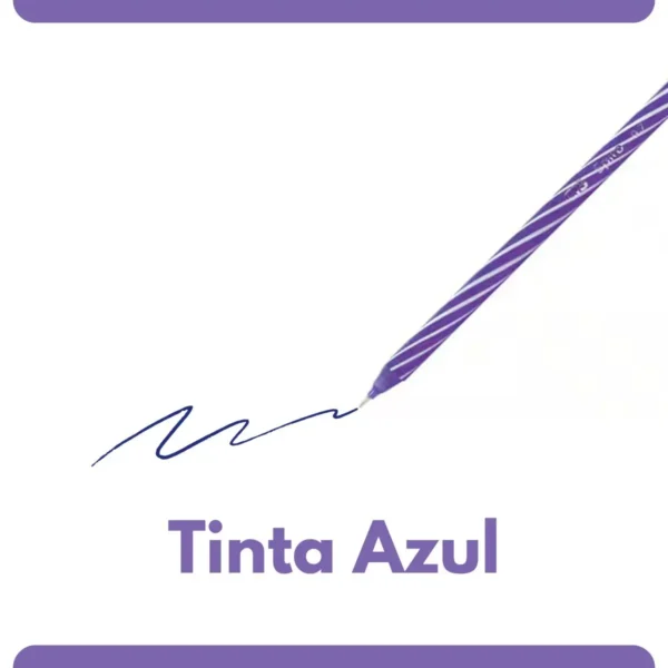 Kit Material Escolar Lilás CiS Colors Lápis Caneta Borracha Apontador - Imagem 4