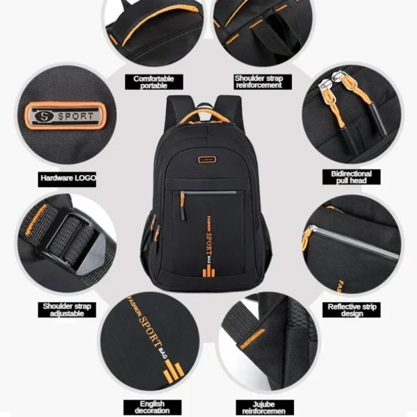 Mochilas masculinas oxford - Imagem 3