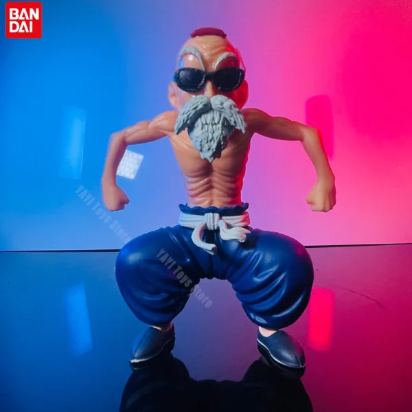 Novo anime dragon ball figura mestre roshi figura de ação forma de fortalecimento muscular brinquedos presentes pvc modelo ornamento colecionável - Imagem 5