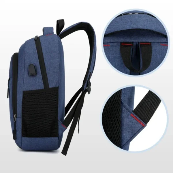 Mochila de grande capacidade para homens e mulheres, bolsa para computador de viagem, estudante feminina - Imagem 4