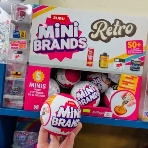 Zuru mini marcas retro bola caixa cega zuru série caixa mistério