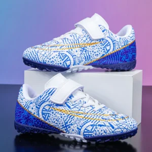 chuteiras antiderrapante crianças botas de campo de futebol