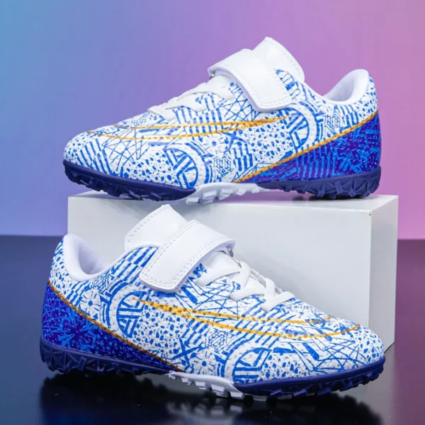 chuteiras antiderrapante crianças botas de campo de futebol