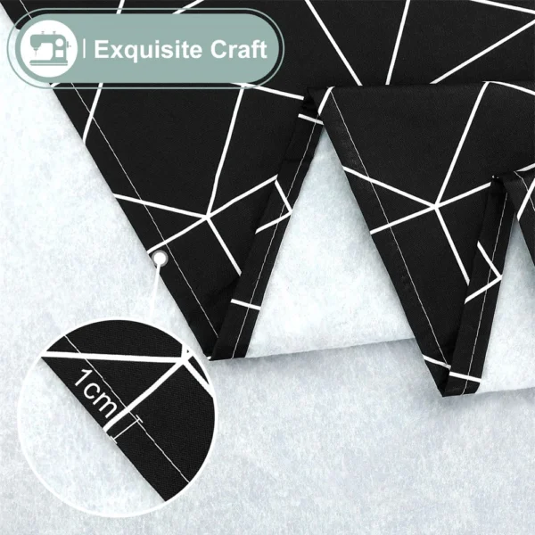 Kitinjoy retângulo capa de mesa 30x72 polegada elástica à prova de água - Imagem 6
