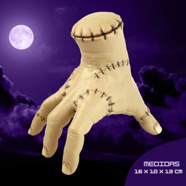 Boneco Brinquedo Infantil Fandom Box Mãozinha Wandinha Líder - Imagem 3
