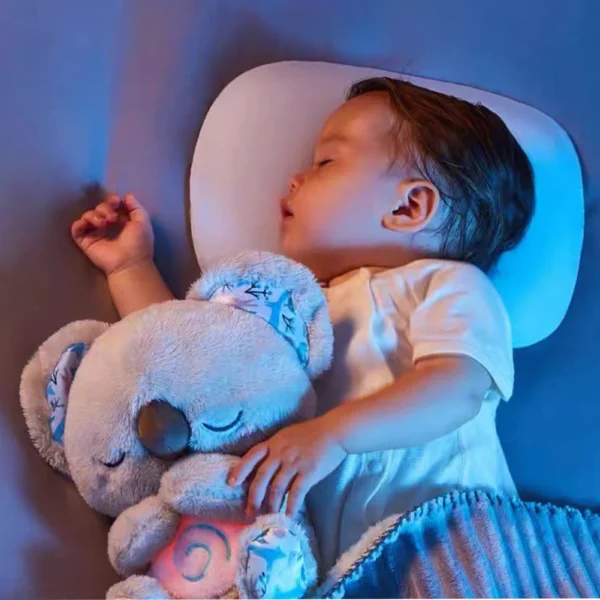 Coala de respiração com som leve bebê sono e playmate coala musical - Imagem 5
