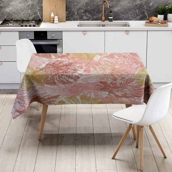 Toalha de mesa impressa abstrata moderna, decoração de sala de jantar - Imagem 6