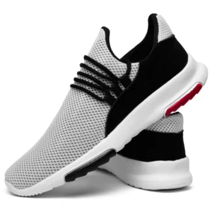 Tenis Marinho Caminhada Masculino Vermelho Esportivo Academia Preto Passeio Esporte Branco